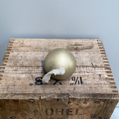 Wooden Christmas Bauble - The Flower Crate