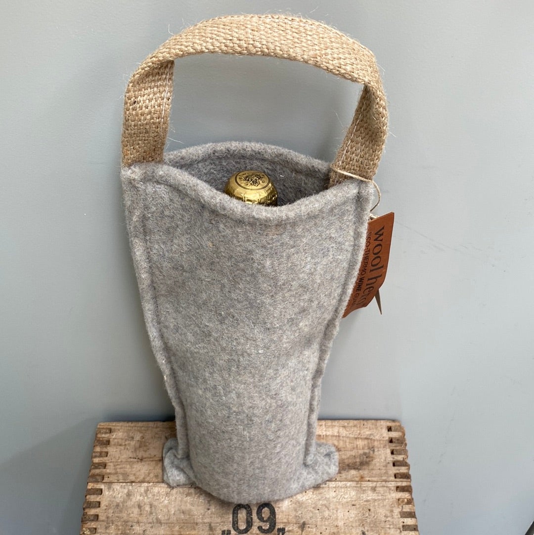 Wool Hero Wine Tote Bag - The Flower Crate