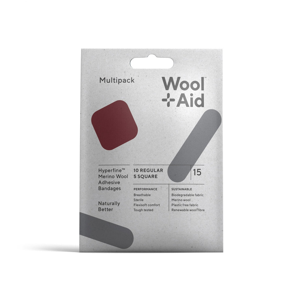 WoolAid - Merino Adhesive Bandages, Multipack - The Flower Crate